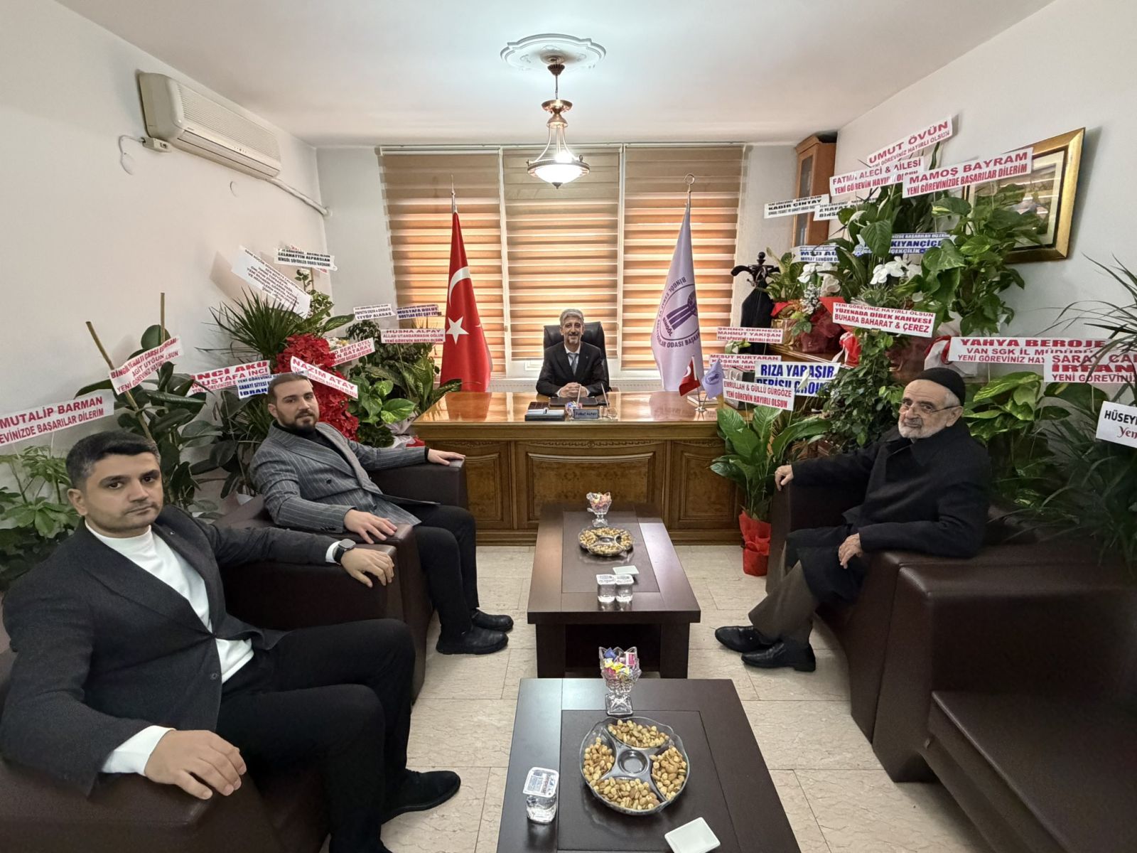 Bingöl Terzi ve Konfeksiyoncular Odası Başkanı Sayın M.Emin Yalçın ziyaret